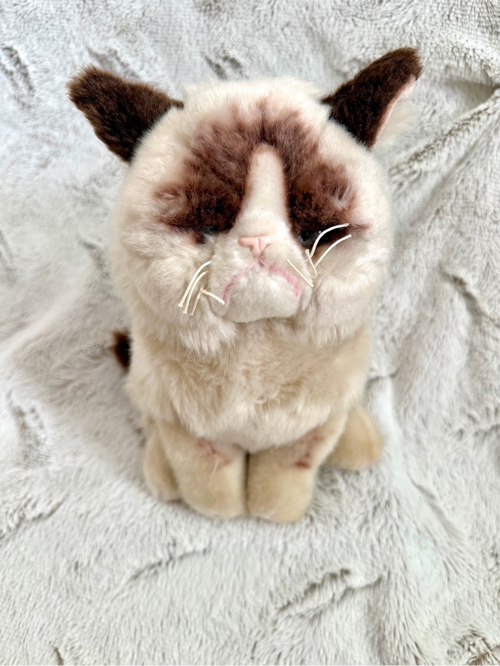 GUND Grumpy Cat Plush 10" Stuffed Animal Siamese Kitty Meme Frown #4040133